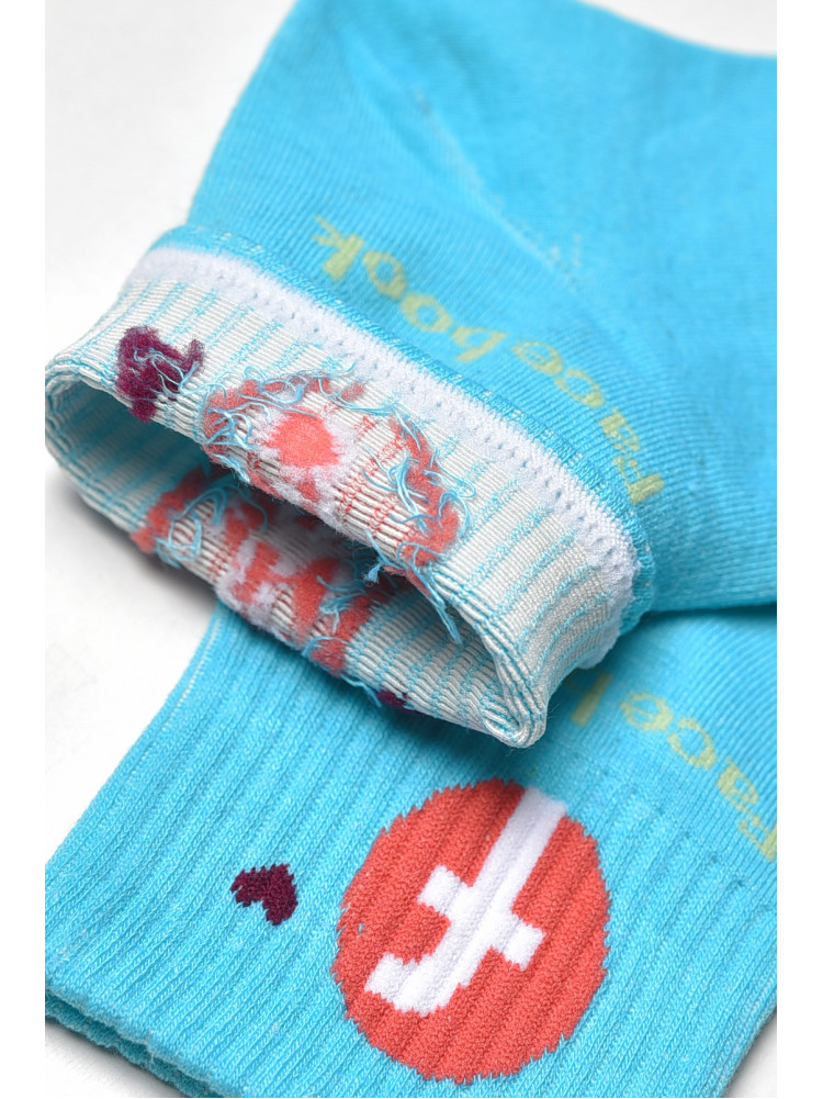 Шкарпетки жіночі демісезонні зеленого кольору YH22-09 209787C