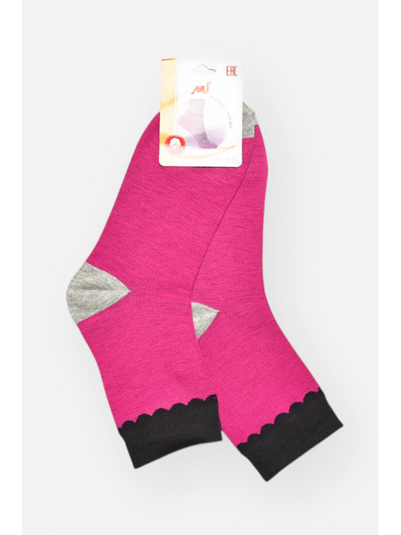 Шкарпетки жіночі медичні демісезонні фіолетового кольору 209792C