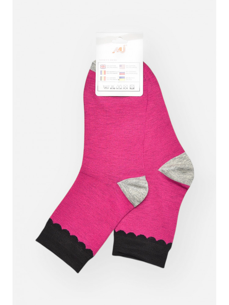 Шкарпетки жіночі медичні демісезонні фіолетового кольору 209792C