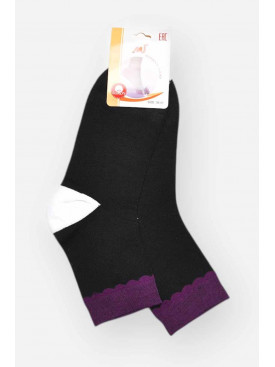 Носки женские медицинские демисезонные черного цвета 209793C Носки женские медицинские демисезонные черного цвета 209793C