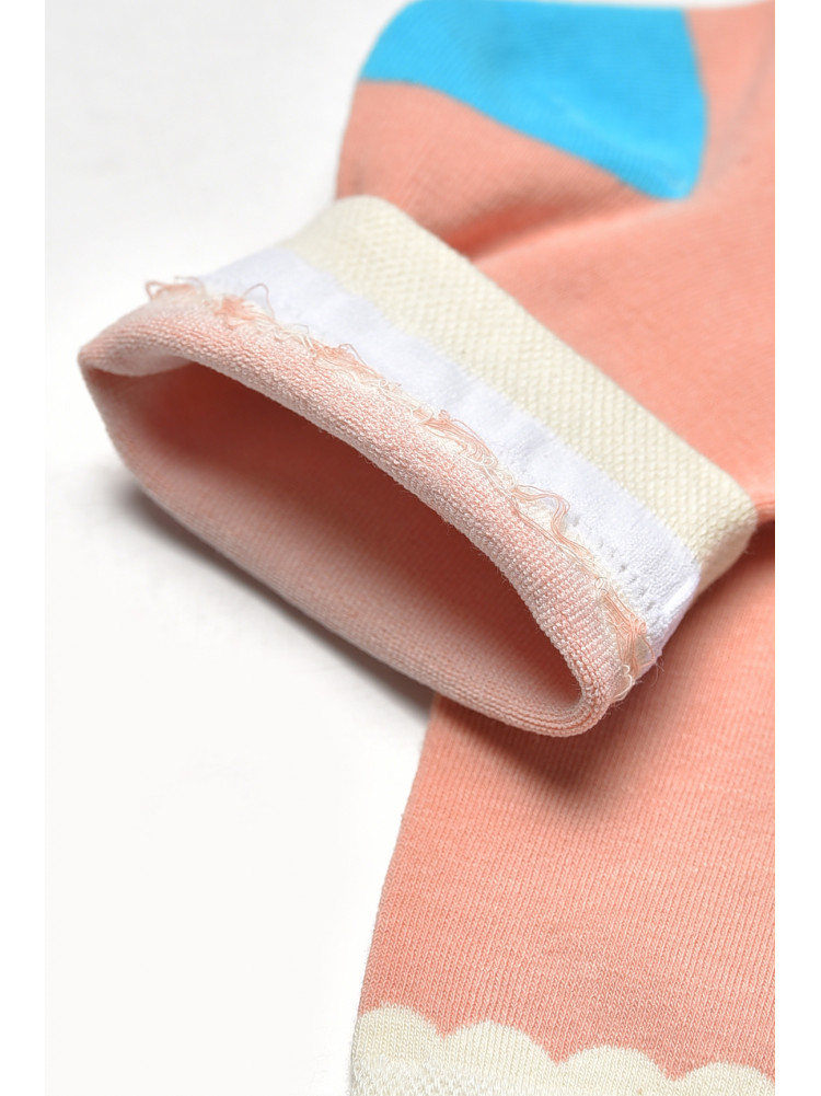 Шкарпетки жіночі медичні демісезонні пудрового кольору 209795C