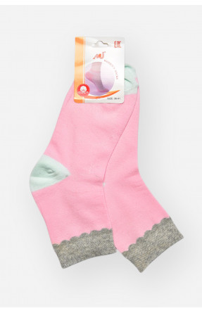 Шкарпетки жіночі медичні демісезонні рожевого кольору 209799C Шкарпетки жіночі медичні демісезонні рожевого кольору 209799C