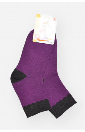 Шкарпетки жіночі медичні демісезонні фіолетового кольору 209800C Шкарпетки жіночі медичні демісезонні фіолетового кольору 209800C