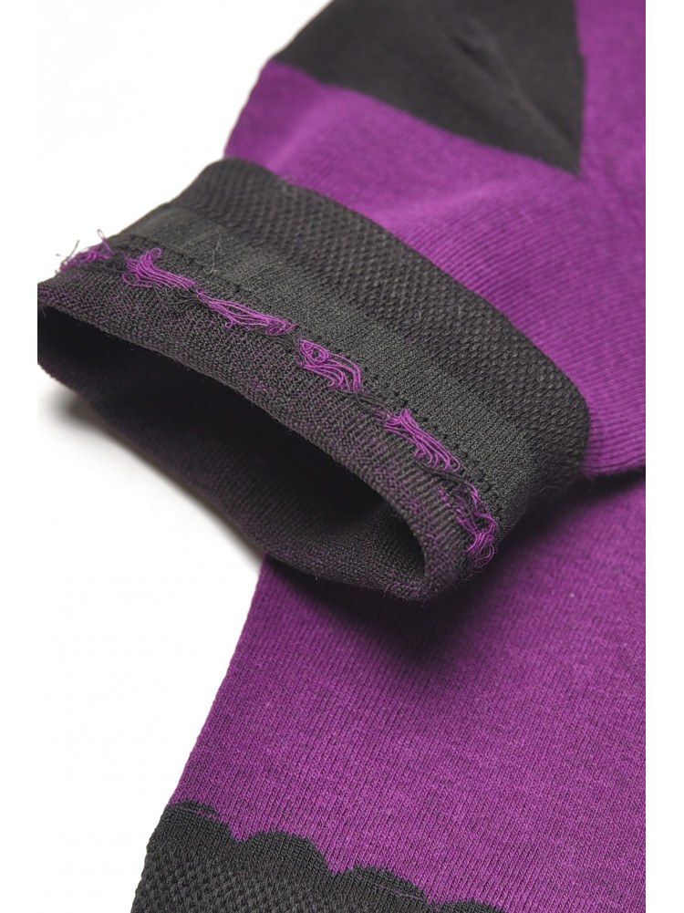 Шкарпетки жіночі медичні демісезонні фіолетового кольору 209800C