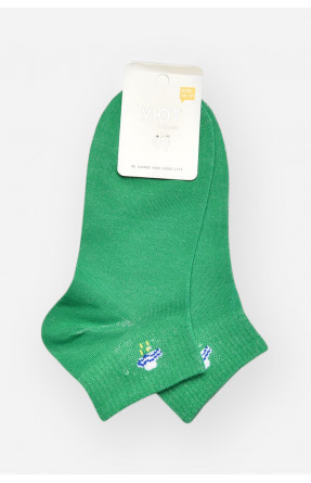 Шкарпетки жіночі демісезонні зеленого кольору YH22-06 209801C Шкарпетки жіночі демісезонні зеленого кольору YH22-06 209801C