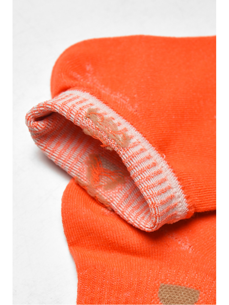 Шкарпетки жіночі демісезонні помаранчевого кольору YH22-06 209803C