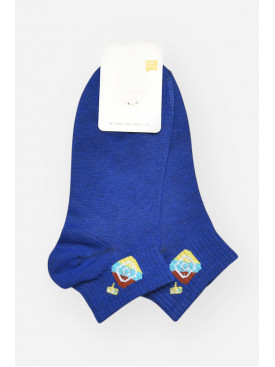 Носки женские демисезонные синего цвета YH22-12 209807C Носки женские демисезонные синего цвета YH22-12 209807C