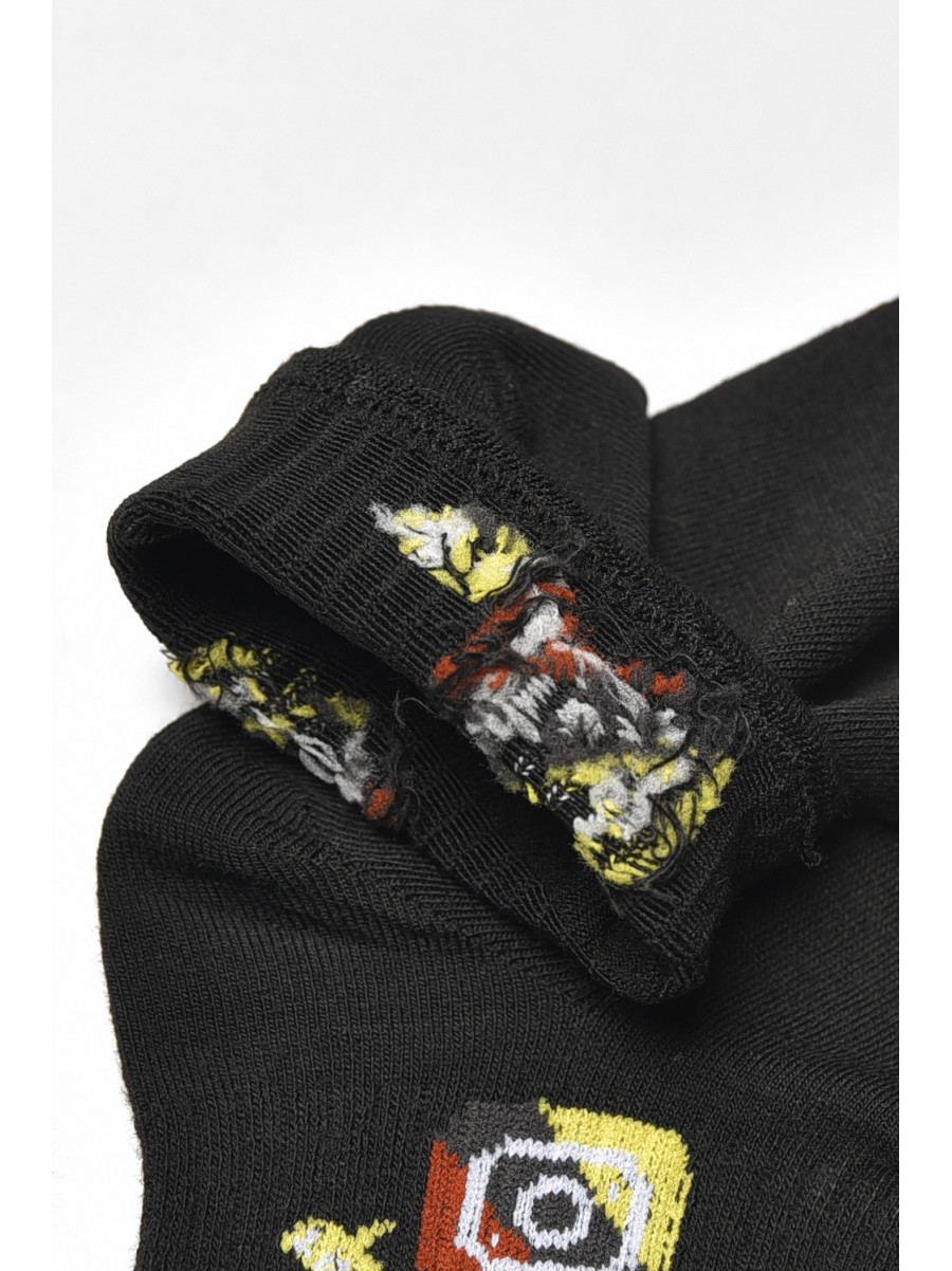 Шкарпетки жіночі демісезонні чорного кольору YH22-12 209812C