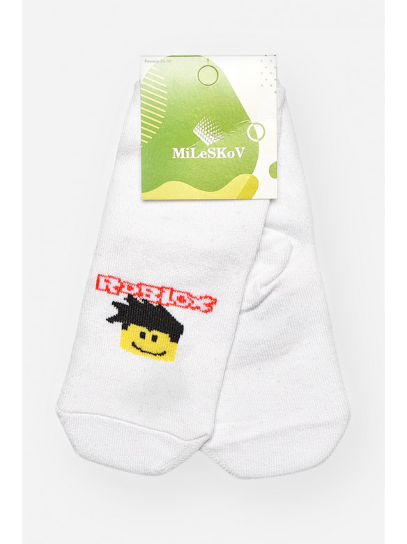 Носки детские демисезонные белого цвета L337 209821C