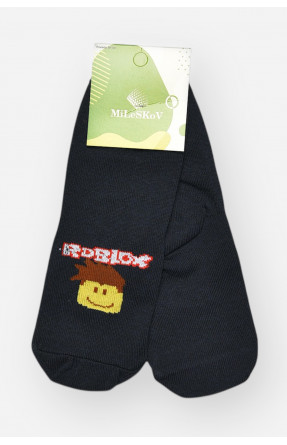 Носки детские демисезонные тёмно-синего цвета L337 209823C Носки детские демисезонные тёмно-синего цвета L337 209823C