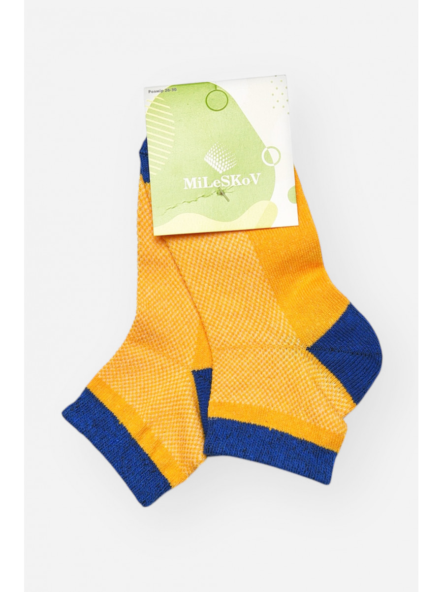 Шкарпетки дитячі демісезонні гірчичного кольору L302 209829C