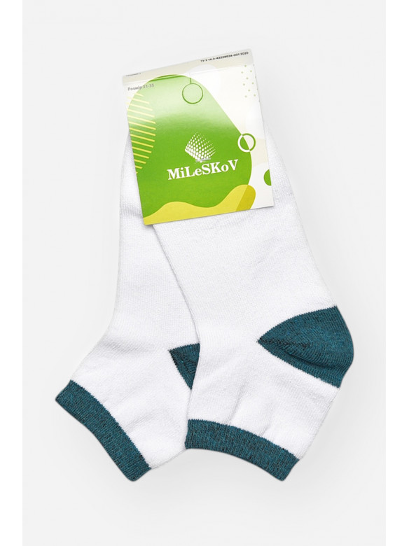 Носки детские демисезонные белого цвета L302 209830C