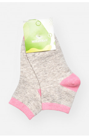 Шкарпетки дитячі демісезонні сірого кольору L302 209832C Шкарпетки дитячі демісезонні сірого кольору L302 209832C