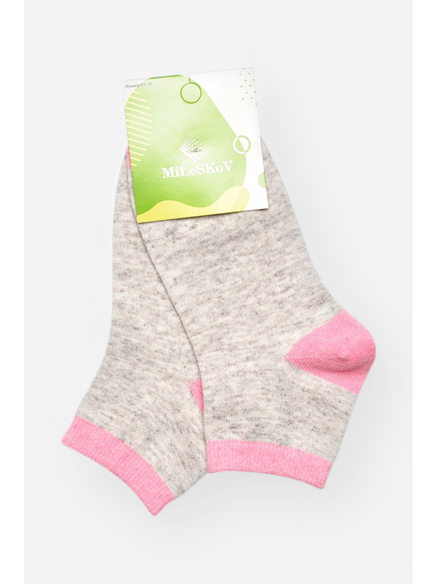 Шкарпетки дитячі демісезонні сірого кольору L302 209832C