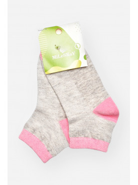 Шкарпетки дитячі демісезонні сірого кольору L302 209833C Шкарпетки дитячі демісезонні сірого кольору L302 209833C