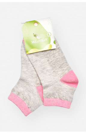 Шкарпетки дитячі демісезонні сірого кольору L302 209833C Шкарпетки дитячі демісезонні сірого кольору L302 209833C