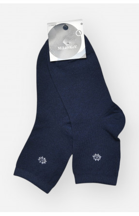 Носки мужские демисезонные тёмно-синего цвета L191 209836C Носки мужские демисезонные тёмно-синего цвета L191 209836C