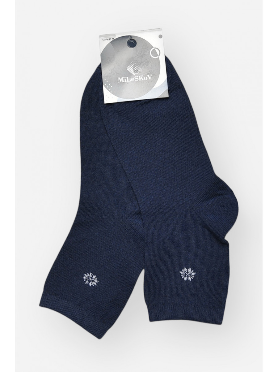 Носки мужские демисезонные тёмно-синего цвета L191 209836C