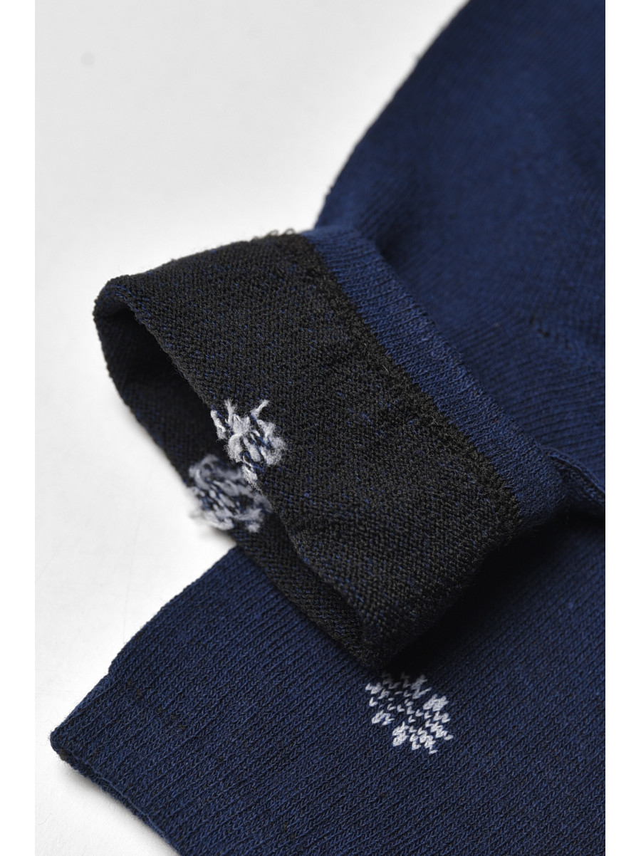 Носки мужские демисезонные тёмно-синего цвета L191 209836C