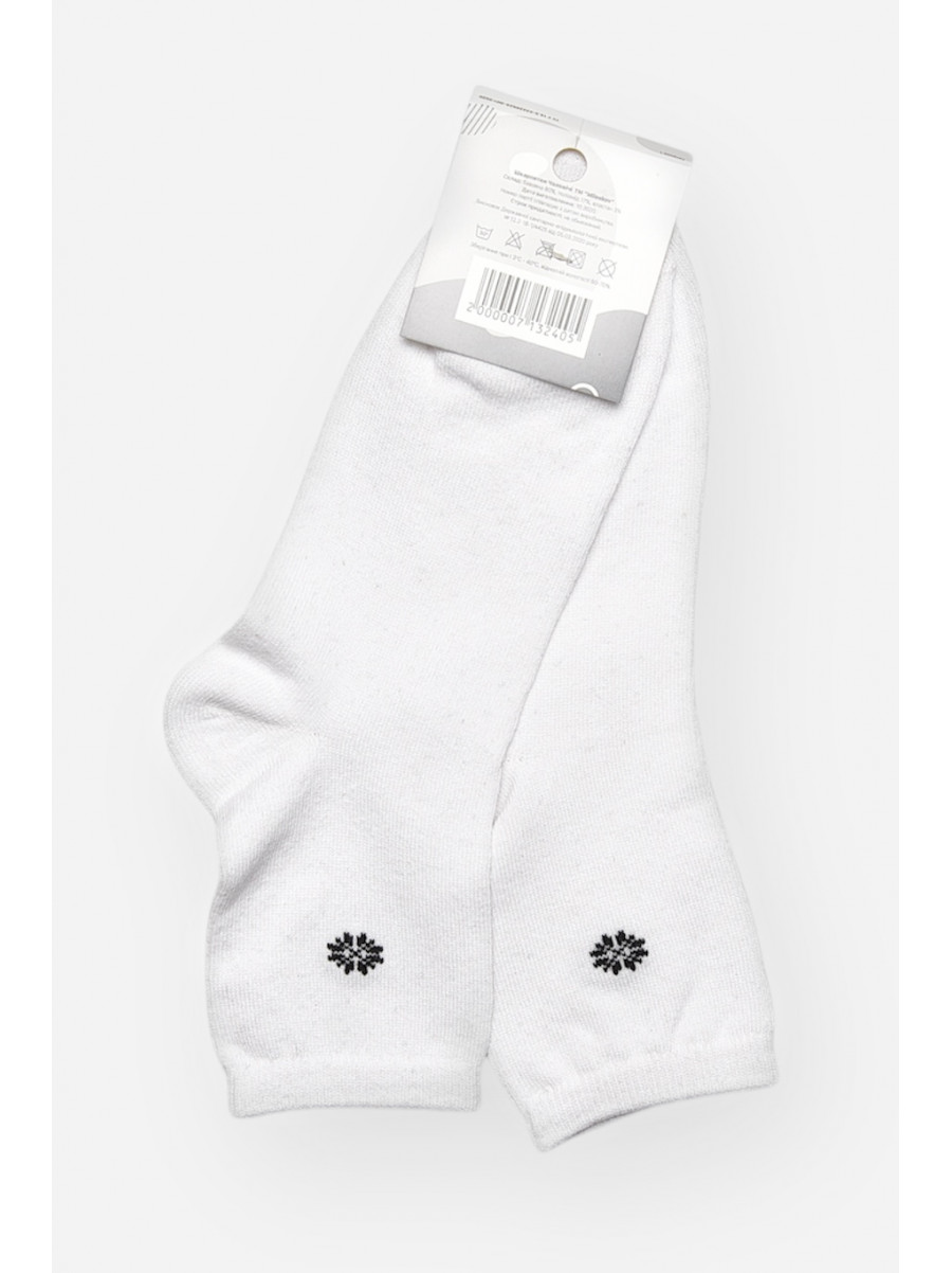 Носки мужские демисезонные белого цвета L191 209840C