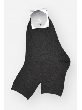 Шкарпетки чоловічі демісезонні темно-сірого кольору L101 209841C