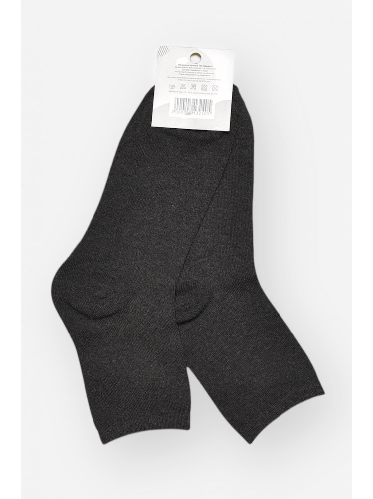 Носки мужские демисезонные тёмно-серого цвета L101 209841C