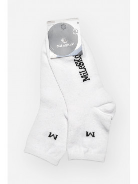 Шкарпетки чоловічі демісезонні білого кольору L181 209844C