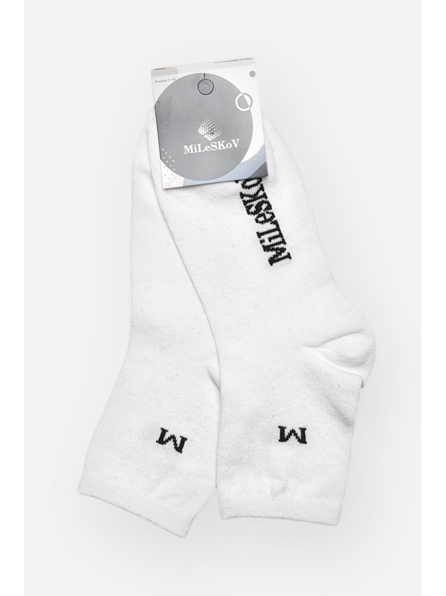 Носки мужские демисезонные белого цвета L181 209844C
