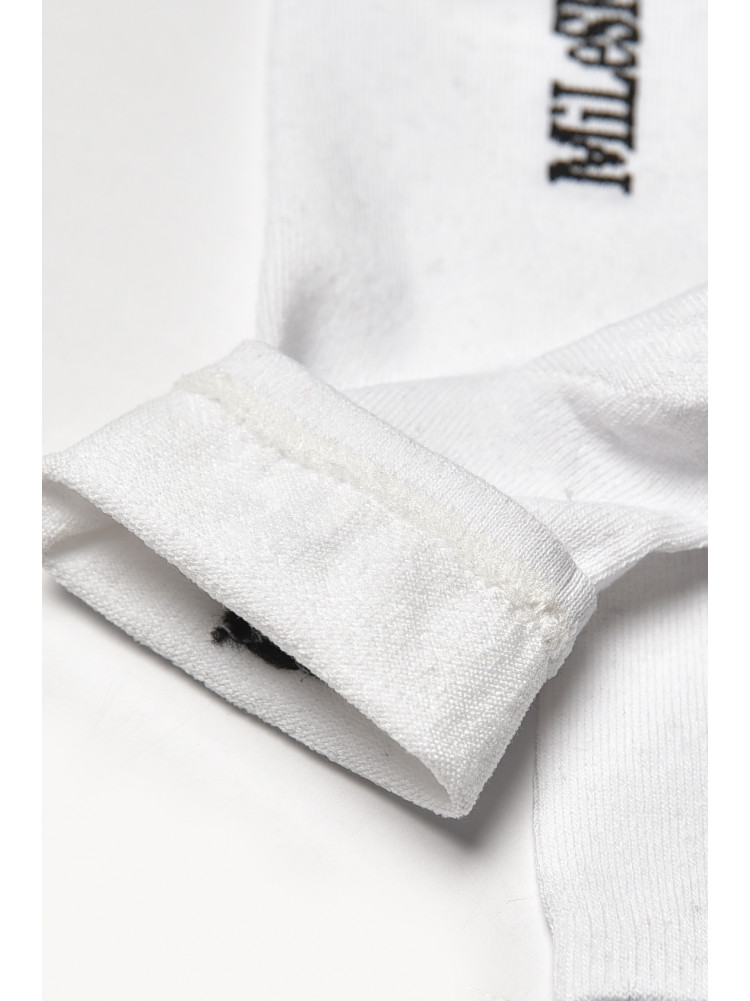 Носки мужские демисезонные белого цвета L181 209844C