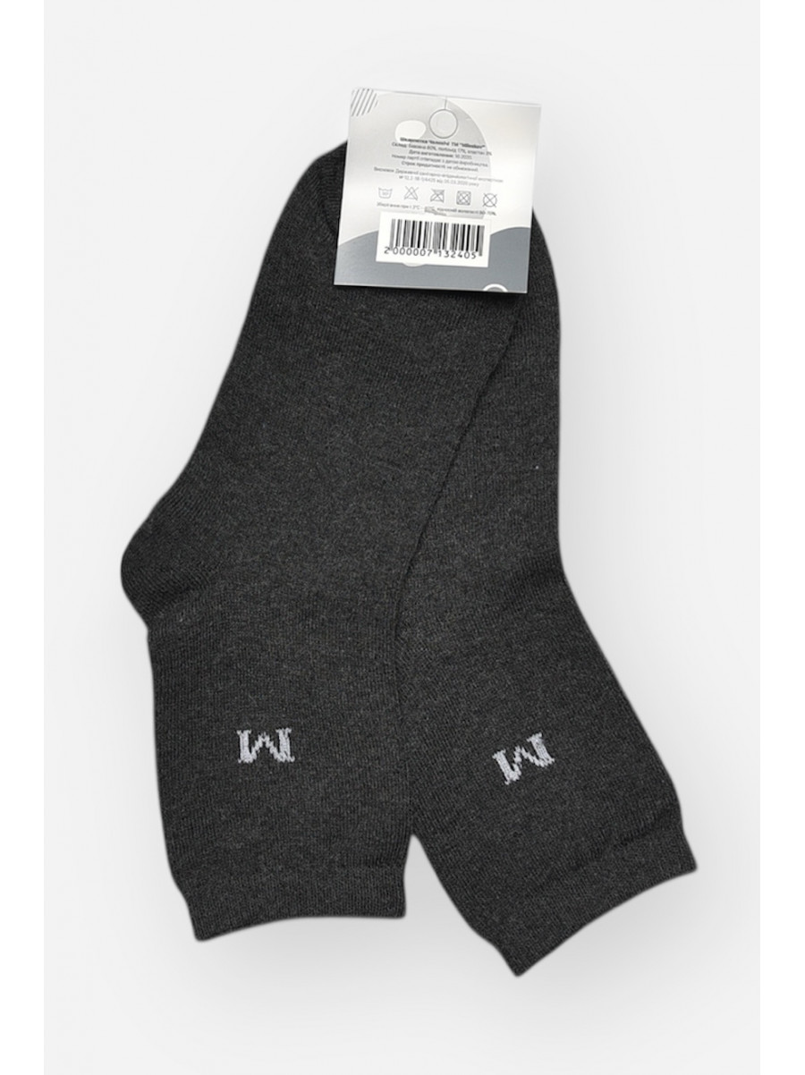 Носки мужские демисезонные тёмно-серого цвета L181 209847C
