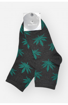 Носки мужские демисезонные серого цвета L167 209849C Носки мужские демисезонные серого цвета L167 209849C