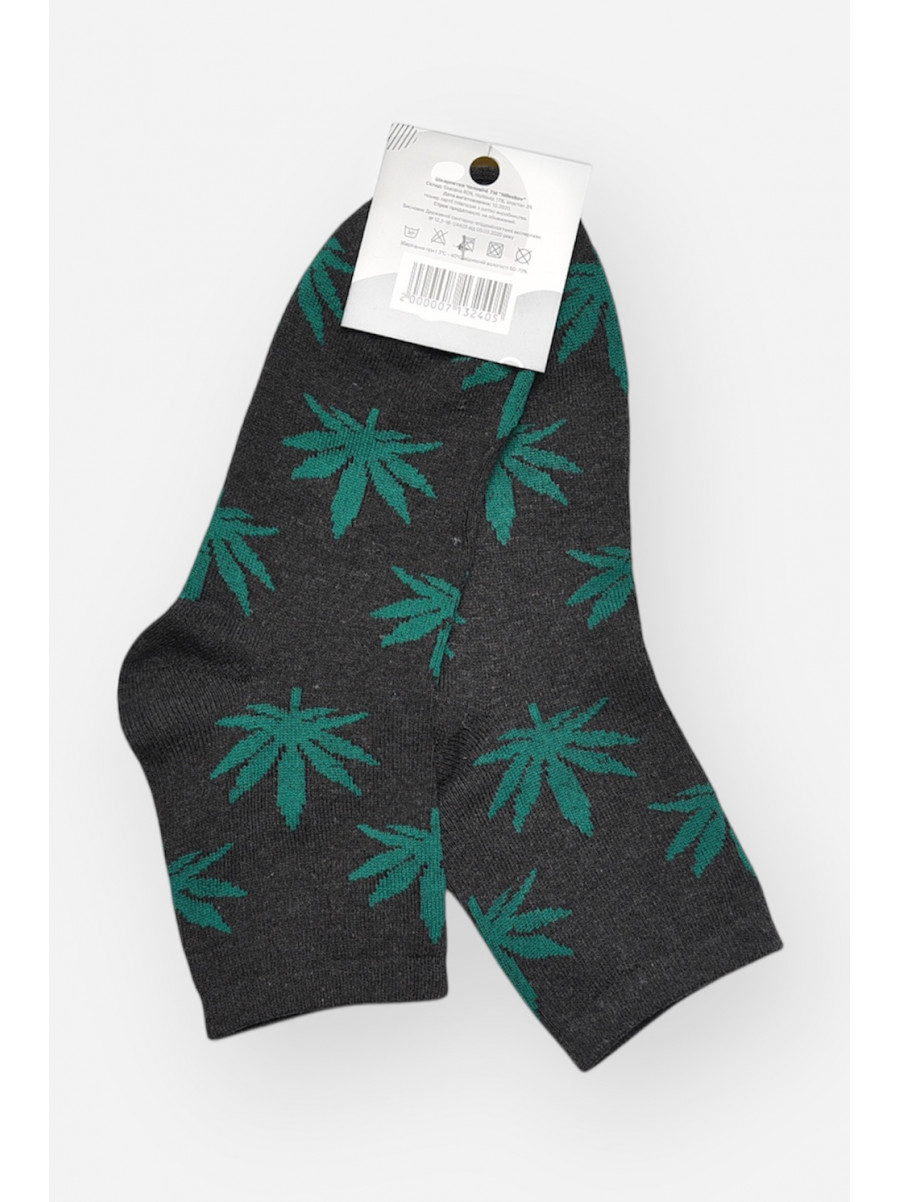 Носки мужские демисезонные серого цвета L167 209849C