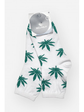 Носки мужские демисезонные белого цвета L167 209850C