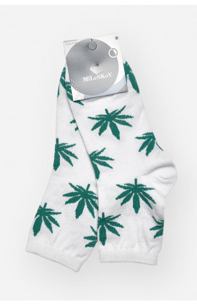 Носки мужские демисезонные белого цвета L167 209850C