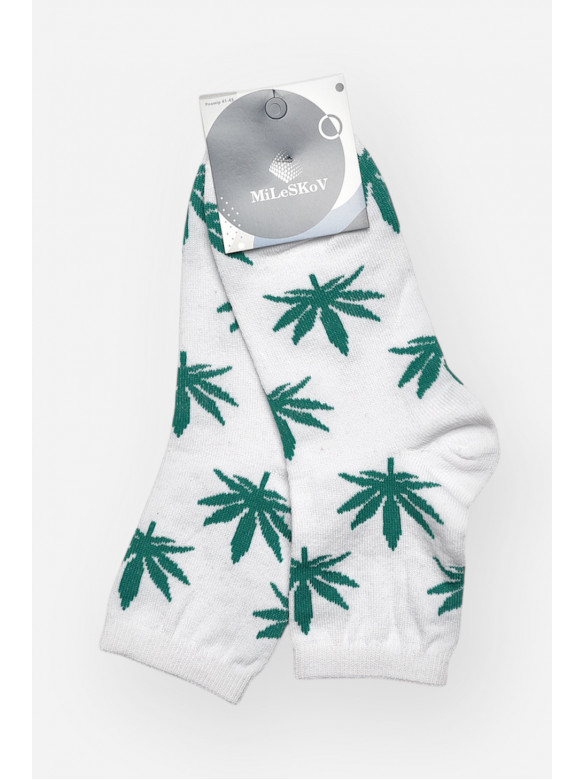 Носки мужские демисезонные белого цвета L167 209850C