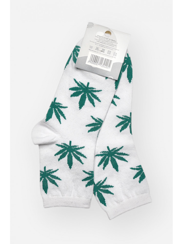 Носки мужские демисезонные белого цвета L167 209850C