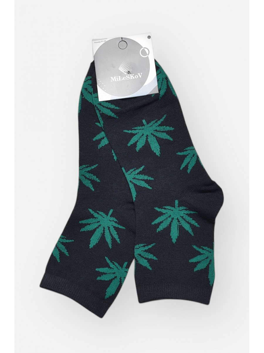 Носки мужские демисезонные тёмно-синего цвета L167 209851C