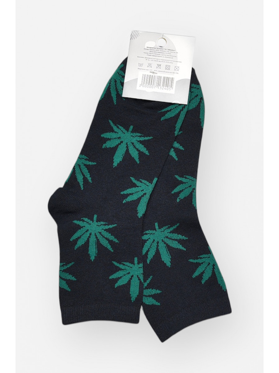 Носки мужские демисезонные тёмно-синего цвета L167 209851C