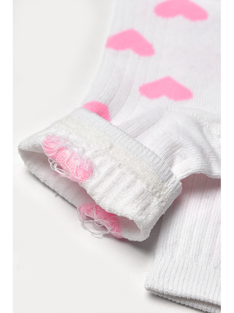 Носки женские демисезонные белого цвета L188 209852C