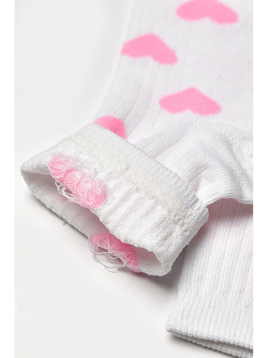 Носки женские демисезонные белого цвета L188 209852C