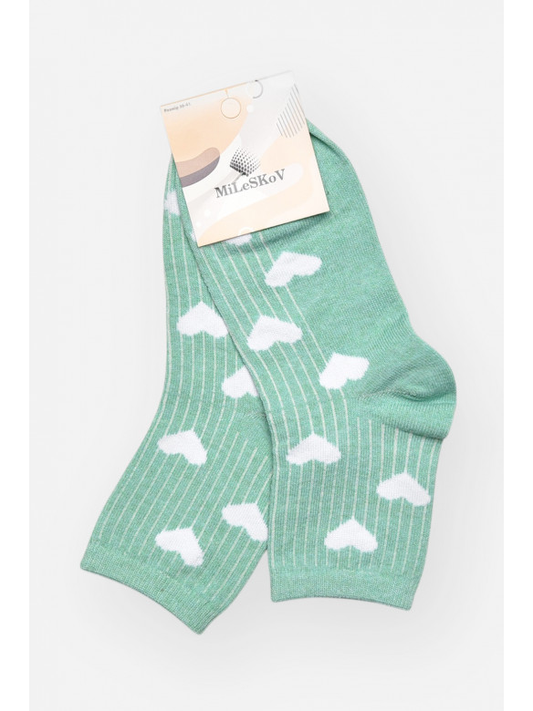 Носки женские демисезонные мятного цвета L188 209853C