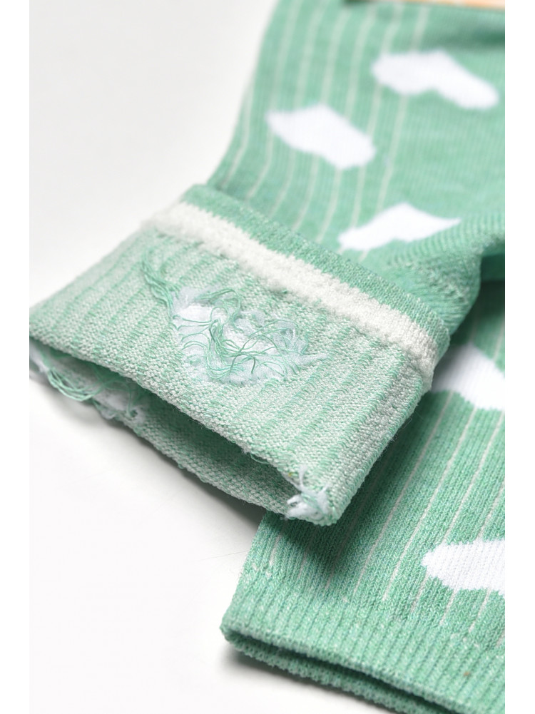 Носки женские демисезонные мятного цвета L188 209853C