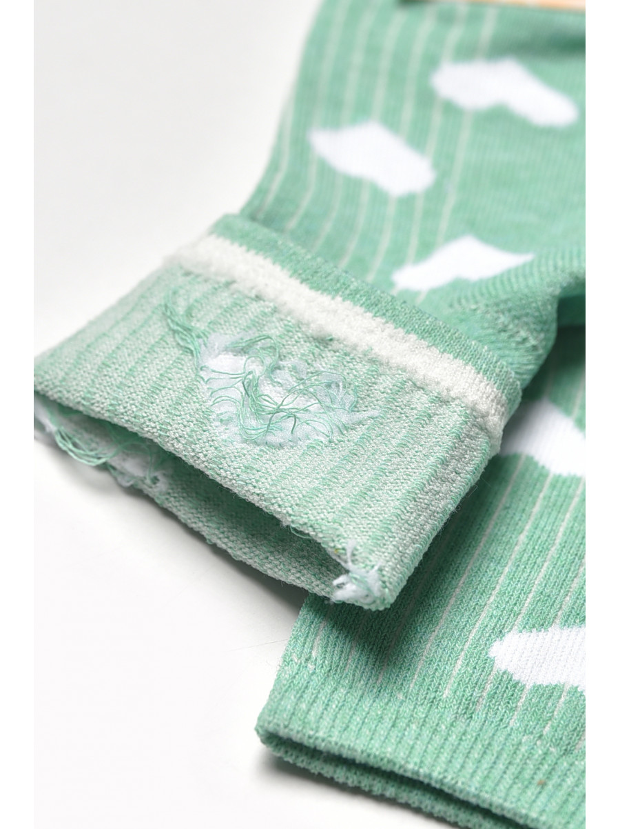 Носки женские демисезонные мятного цвета L188 209853C
