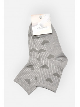 Носки женские демисезонные серого цвета L188 209854C