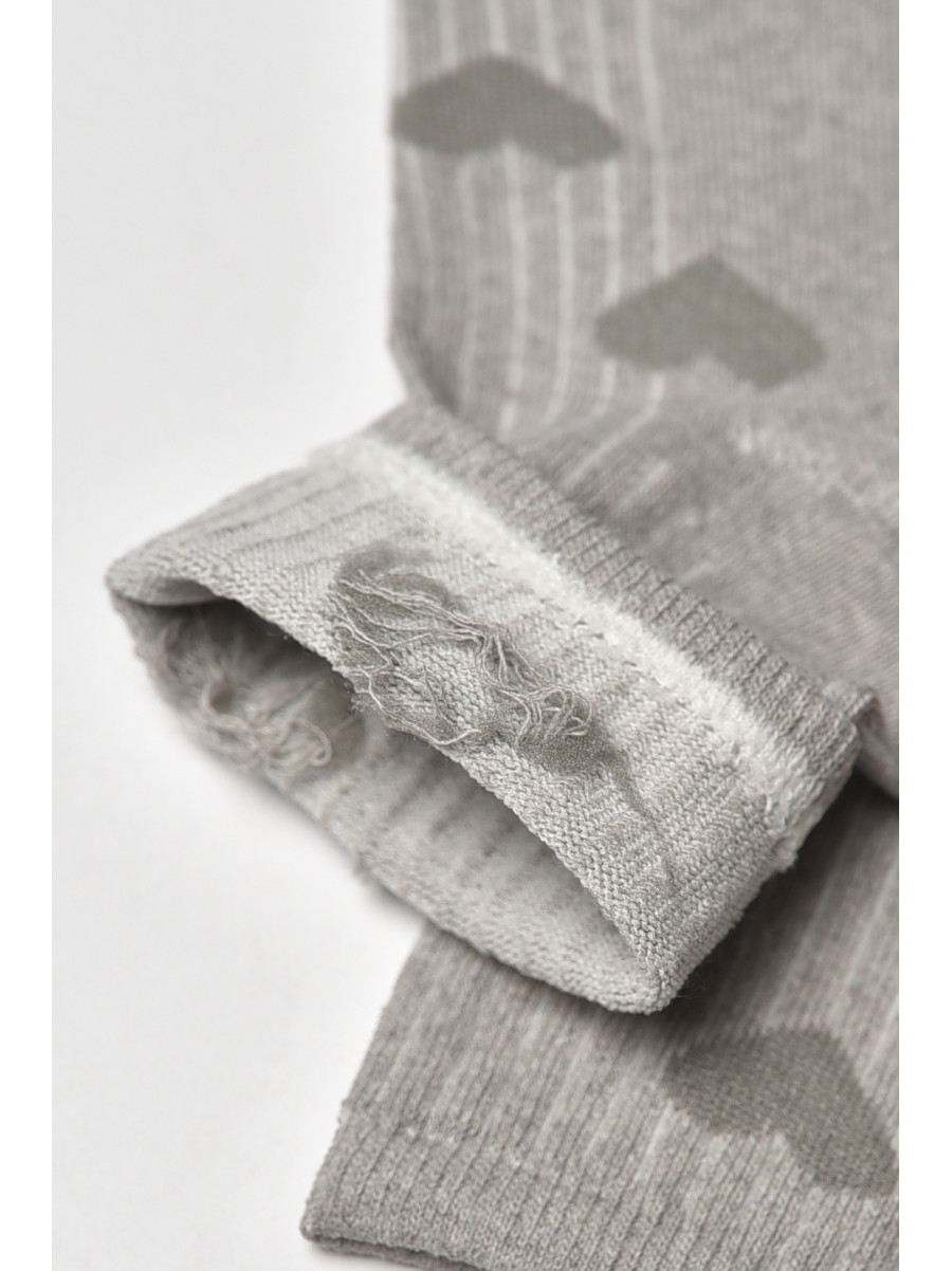Шкарпетки жіночі демісезонні сірого кольору L188 209854C