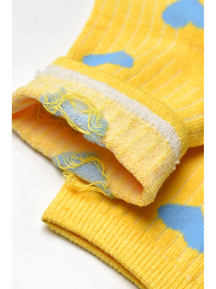 Шкарпетки жіночі демісезонні жовтого кольору L188 209855C