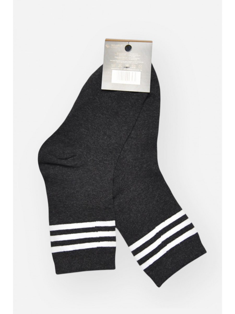 Носки мужские демисезонные тёмно-серого цвета 1805 209857C