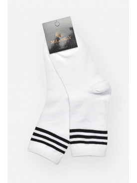 Носки мужские демисезонные белого цвета 1805 209858C