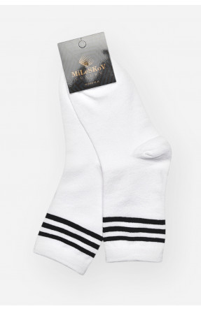 Носки мужские демисезонные белого цвета 1805 209858C