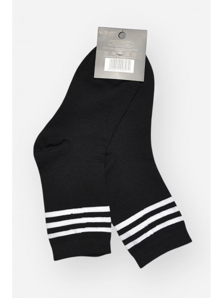 Шкарпетки жіночі демісезонні чорного кольору 1806-2 209862C